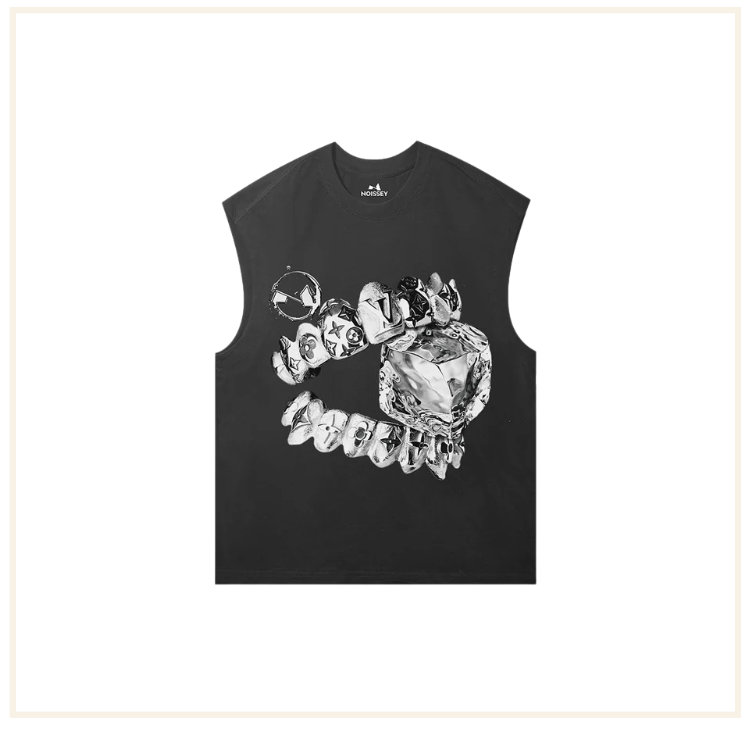 Noissey Metal Teeth Ice Cube Tank