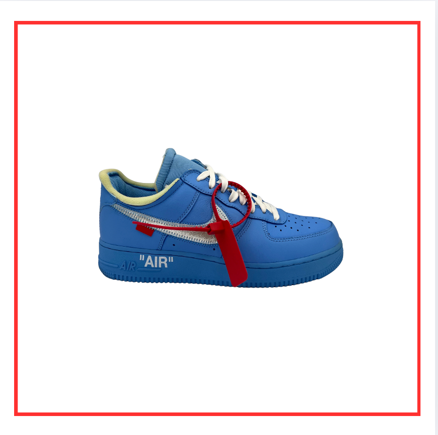 Nike Air Force 1 Low Off-White MCA University Blue (Preloved) UK 7