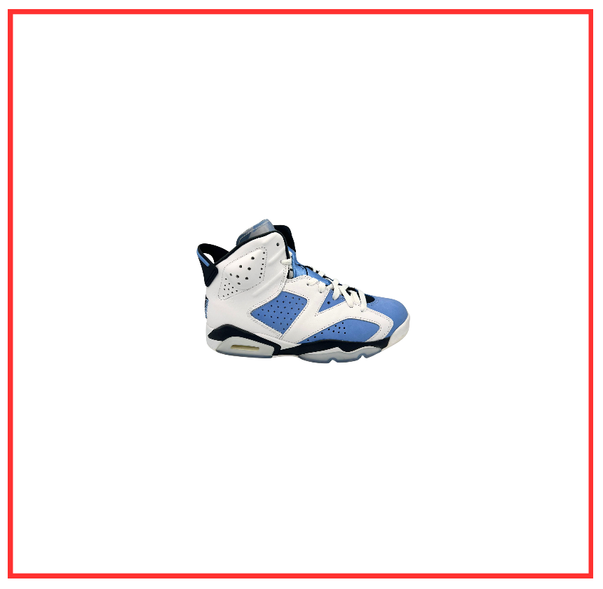 Air Jordan 6 Retro UNC White (Preloved) UK 7.5