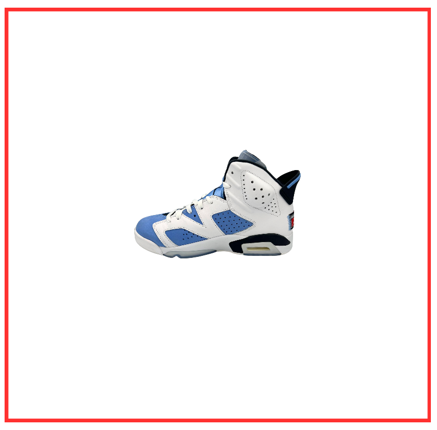 Air Jordan 6 Retro UNC White (Preloved) UK 7.5