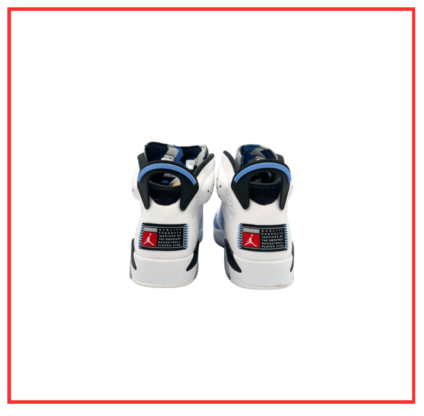 Air Jordan 6 Retro UNC White (Preloved) UK 7.5