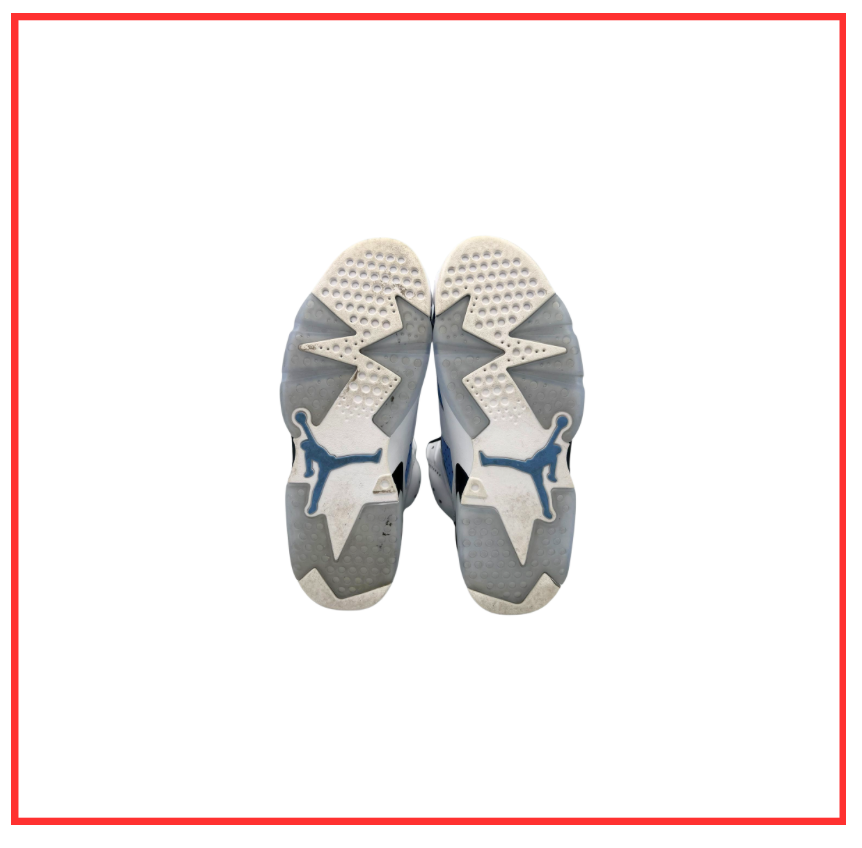 Air Jordan 6 Retro UNC White (Preloved) UK 7.5