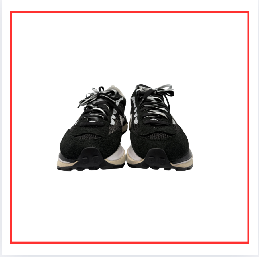 Nike Vaporwaffle sacai Black White (Preloved) UK 10