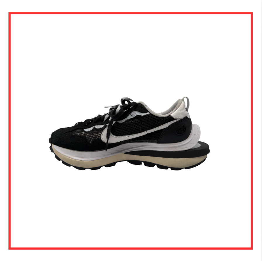 Nike Vaporwaffle sacai Black White (Preloved) UK 10