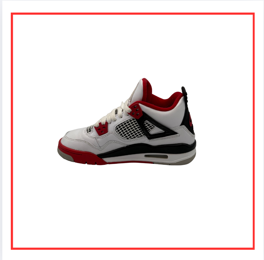 Air Jordan 4 Retro Fire Red (GS) (Preloved) UK 4