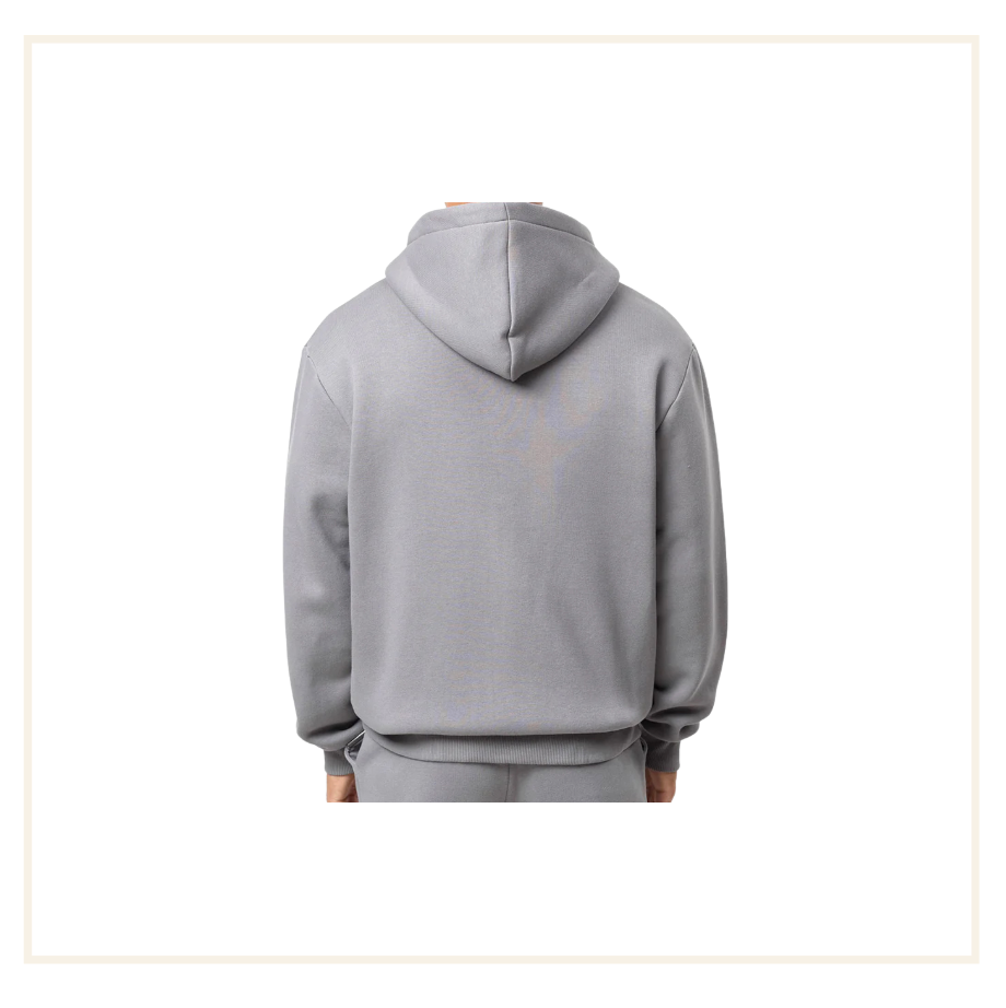 Closure London Mid Grey Zip Hoodie