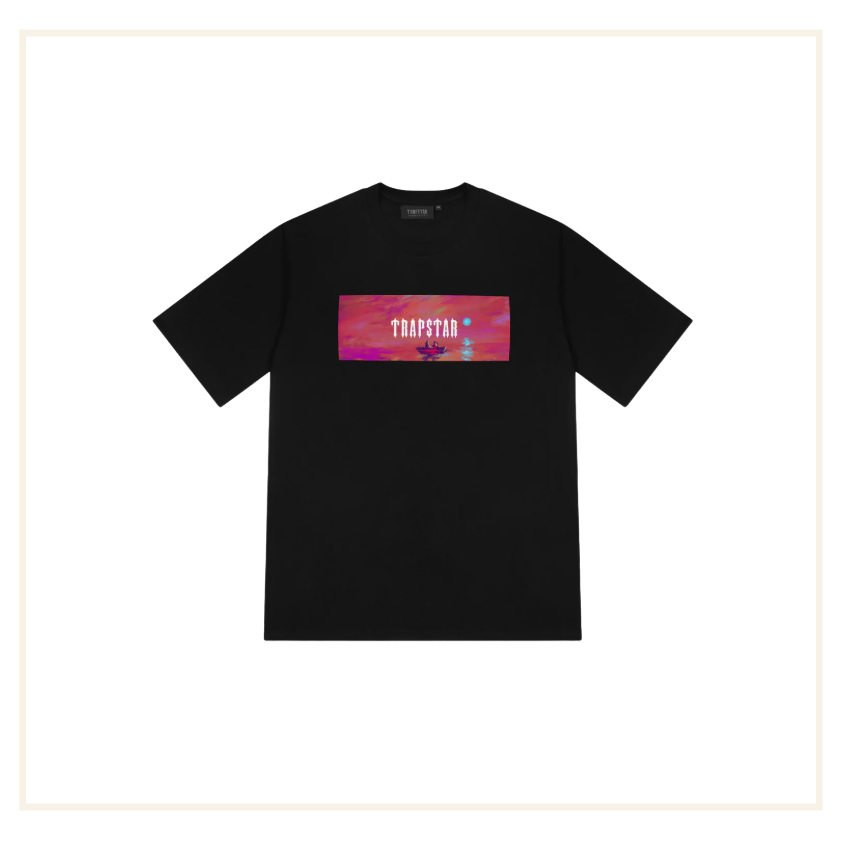 Trapstar x Dave Box Logo Black Tee