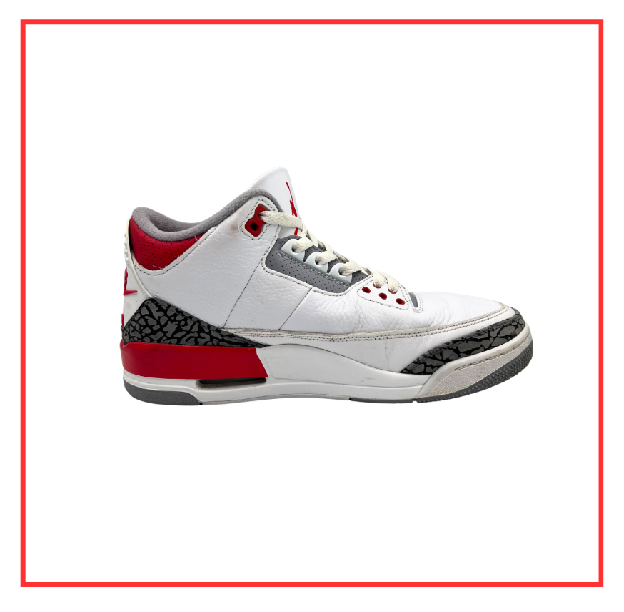 Air Jordan 3 Retro Fire Red (2022) (Preloved) UK 8.5