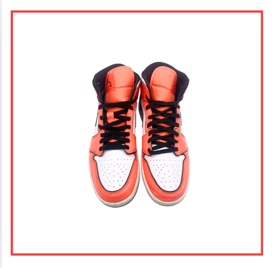 Air Jordan 1 Mid Turf Orange (Preloved) UK 9