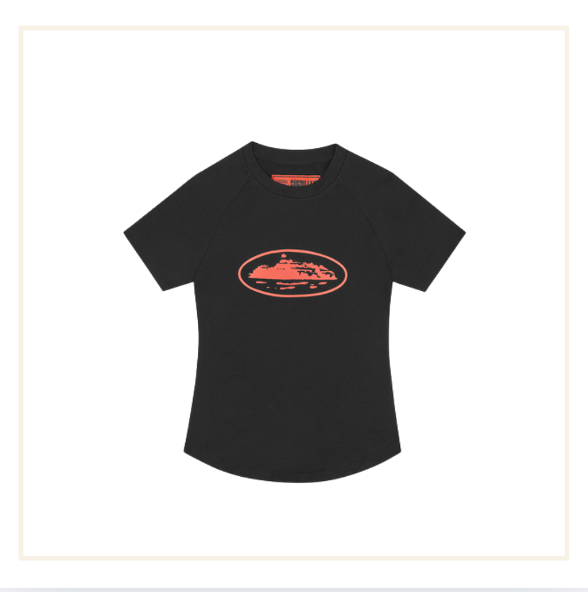 Corteiz Alcatraz Baby Tee (Red & Black)