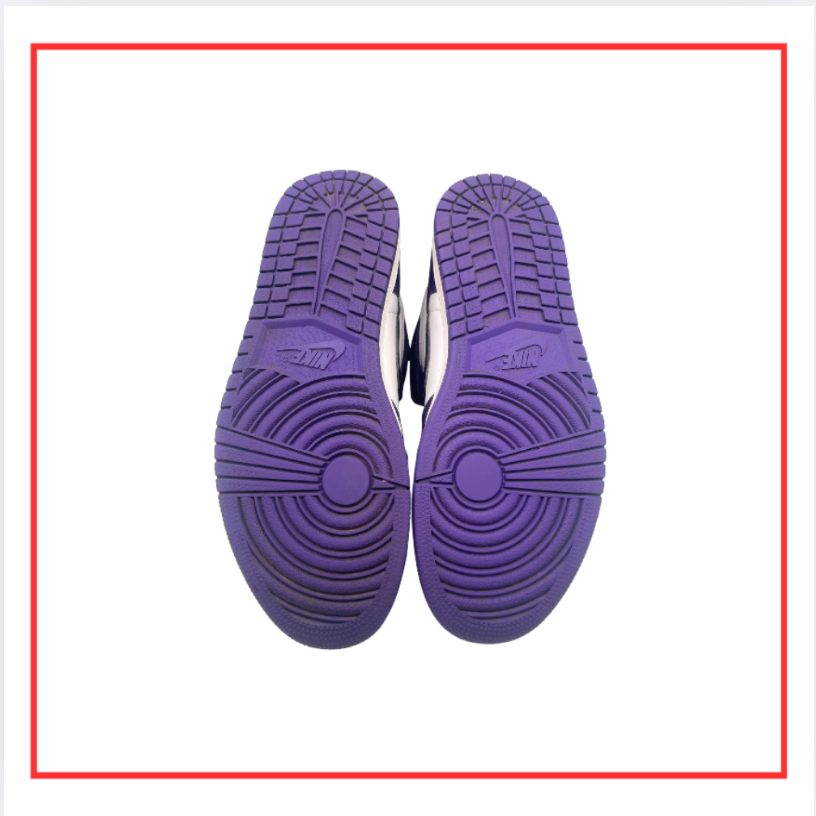 Air Jordan 1 Retro High Court Purple White (Preloved) UK 9.5