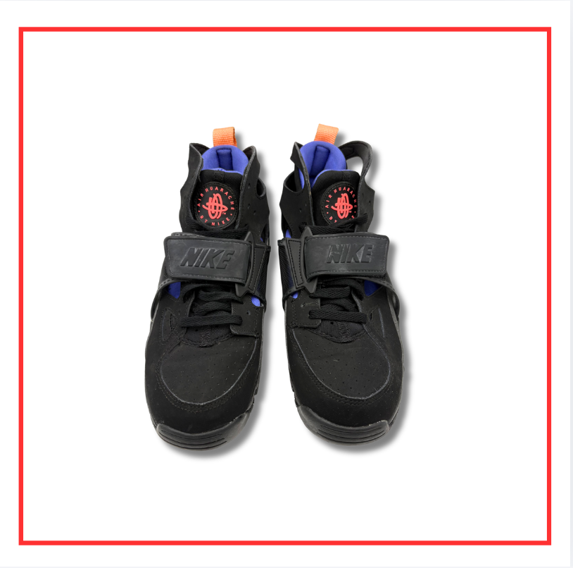 Nike Air Huarache Black Purple Violet (Preloved) UK 7