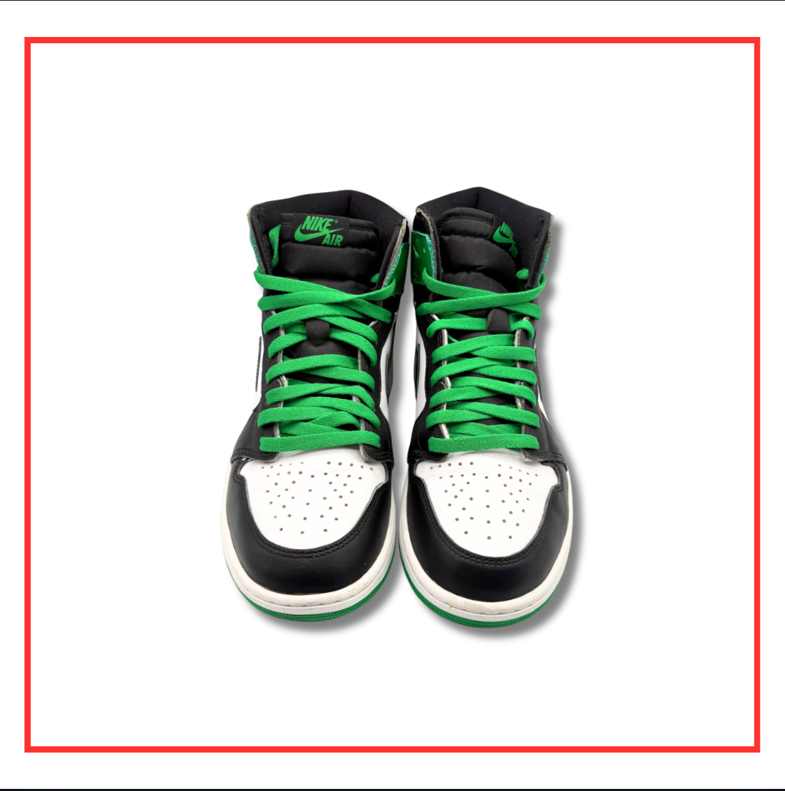 Air Jordan 1 Retro High OG Lucky Green (Preloved) UK 9