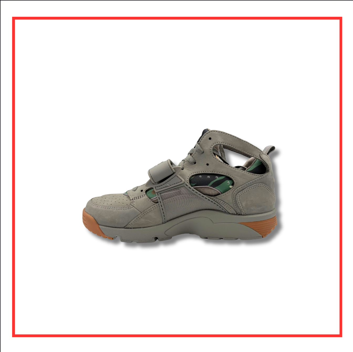 Nike Air Trainer Huarache Corteiz Gully Grey (Preloved) UK 9