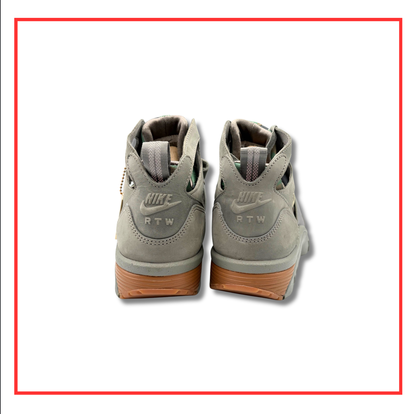 Nike Air Trainer Huarache Corteiz Gully Grey (Preloved) UK 9