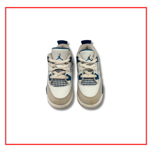 Air Jordan 4 Retro Military Blue (2024) (TD) (Preloved) UK 9.5C