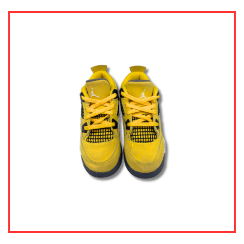 Air Jordan 4 Retro Lightning (2021) (TD) (Preloved) UK 9.5C
