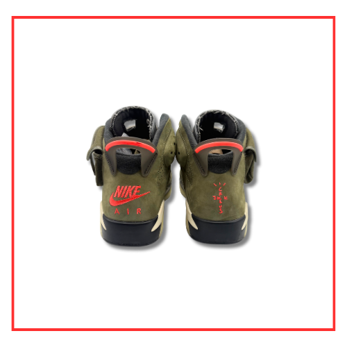 Travis Scott x Air Jordan 6 Olive (2019) (Preloved) UK 10