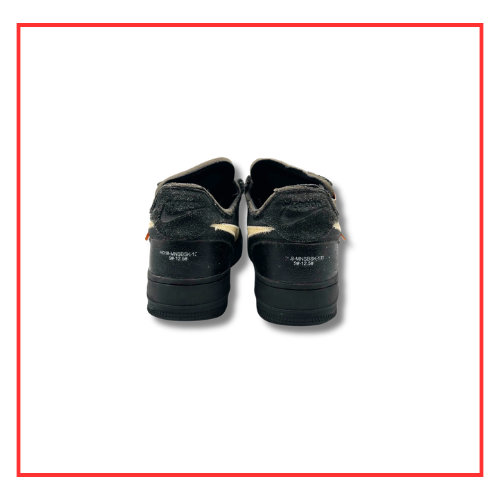 Nike Air Force 1 Low Off-White Black (Preloved) UK 10